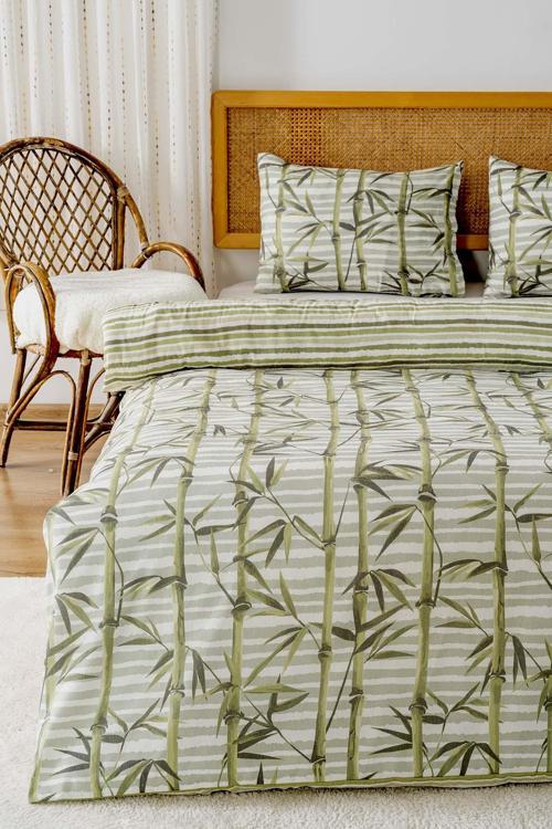 Bamboo Çift Kişilik Nevresim Takımı Pamuklu