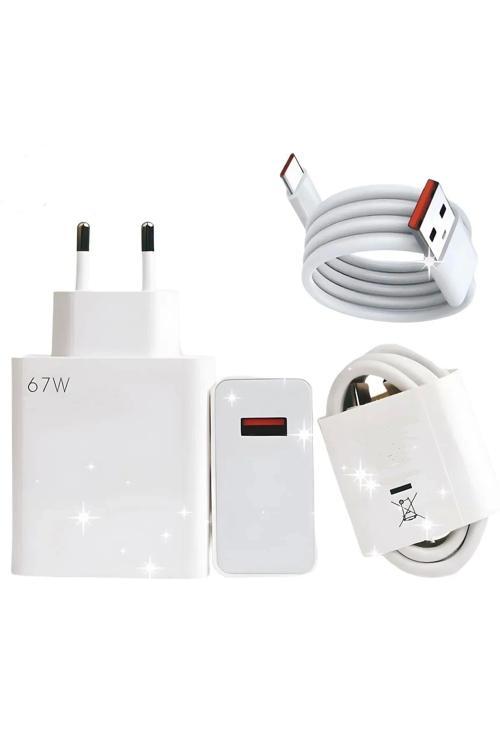 Type-C 67W (Watt) Ultra Hızlı Şarj Aleti Adaptör Kablo Set