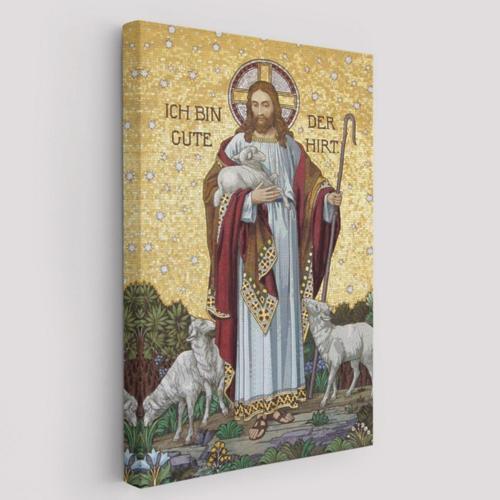 Sonsuzluğun Yeşil Otlakları ile Cennet Dekoratif Kanvas Tablo, Duvar Dekoru 6113