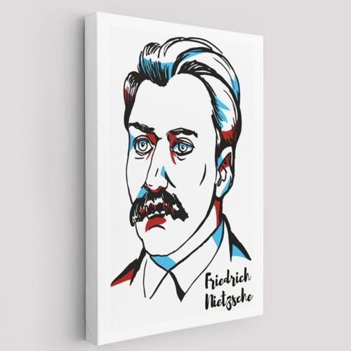 Friedrich Nietzsche Alman Filozof Dekoratif Kanvas Tablo, Duvar Dekoru 5920