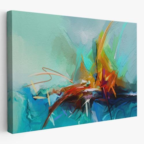 Yağlıboya Görünüm Soyut Çalışma Çağdaş Sanat Dekoratif Kanvas Tablo, Duvar Dekoru 3614