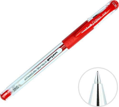 Um-151 Roller Kalem Signo Dx Jel Bilye Uç 0.38 Mm Kırmızı (12 Li Kutu)