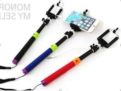 Kablolu Mavi Selfie Çekim Çubuğu M-403