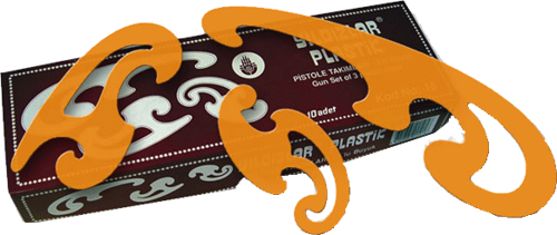 Kod:015 Pistole Set Büyük 3 Lü