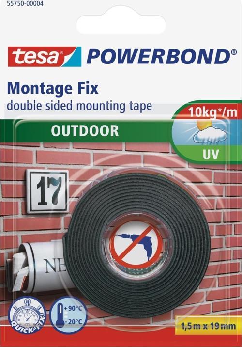 Powerbond Montaj Bandı Çift Taraflı 1,5 M X 19 Mm 55750-00004-04