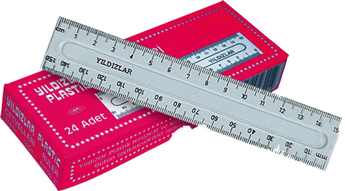 Kod:030 Plastik Cetvel 15 Cm