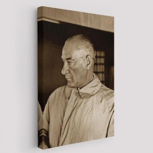 Ulu Önder Mustafa Kemal Atatürk Dekoratif Kanvas Tablo, Duvar Dekoru 6201