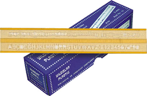 Kod:052 Teknik Yazı Şablonu 5 Mm