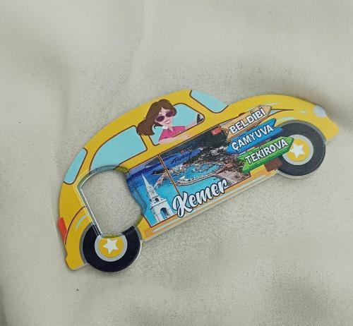 Magnet Açacak Gazoz Şişe Açacağı Mıknatıslı Buzdolabı Süsü Vosvos Araba Kule      