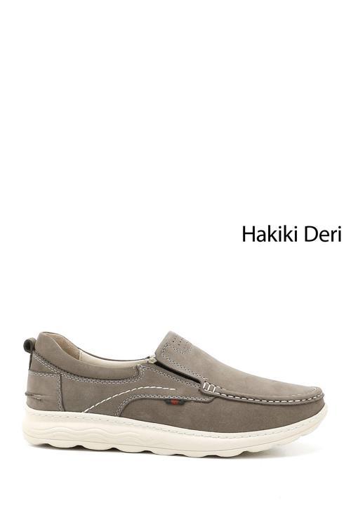 Erkek Vizon Nubuk Hakiki Deri Comfort Ayakkabı