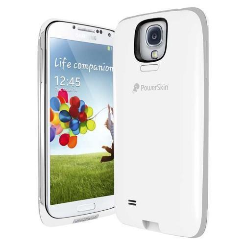 i9500 Galaxy S4 PowerSkin 1600 mAh Şarjlı Kılıf - Beyaz