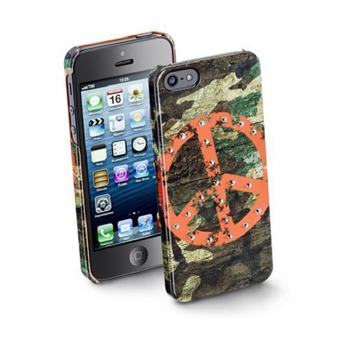 iPhone SE/5S/5 Swarovski Peace Desenli Kılıf