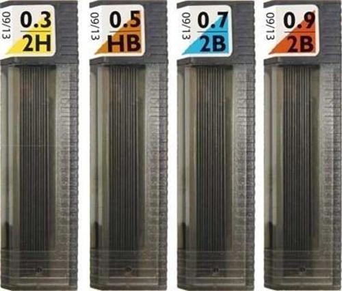 Min 0,5 Mm 3B Versatil Kalem Ucu Klasik 12 Li (1 Paket 12 Tüp)
