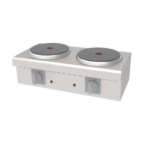 AEO-02 Set Üstü Mini Ocaklar Elektrikli - 2 pleytli - 380 V