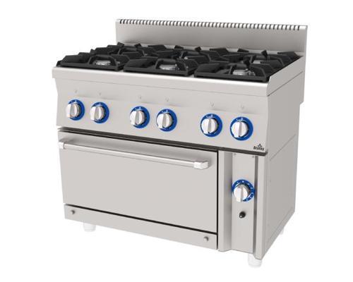 AGK-1060 Gazlı 120 kg Kuzine 1000x600x850 mm