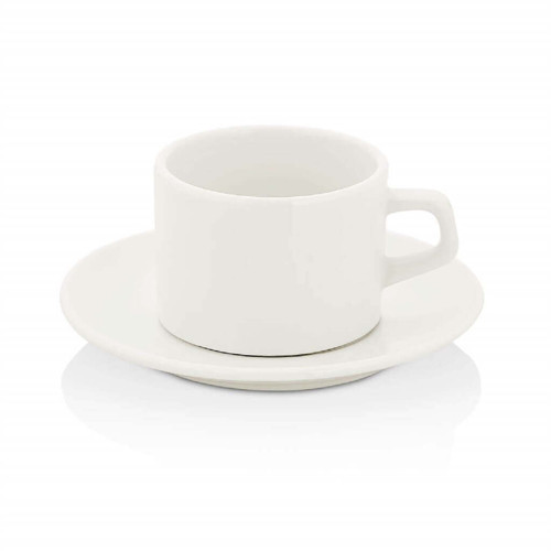 GASTRO ÇAY FİNCANI TAKIMI - beyaz porselen 6 Adet