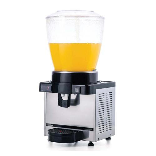 S22.DI Şerbetlik-22 litre soğuk içecek dispenseri-fıskiyeli-dijital-inox