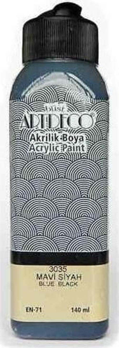 Akrilik Boya 140 Ml Mavi Siyah Y-070R-3035