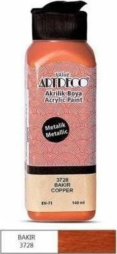 Akrilik Boya 140 Ml Metalik Bakır Y-071R-3728