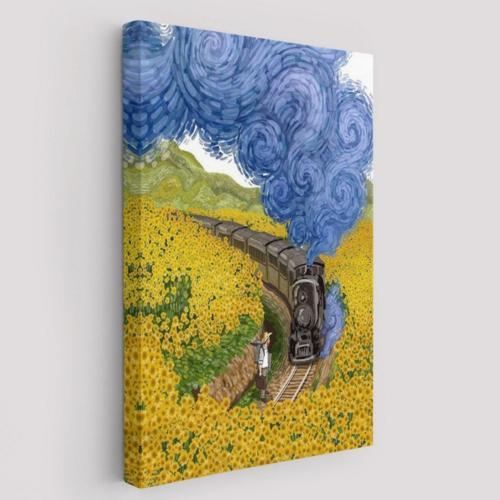 Renkli Eser Vincent van Gogh Dekoratif Kanvas Tablo, Duvar Dekoru 6224