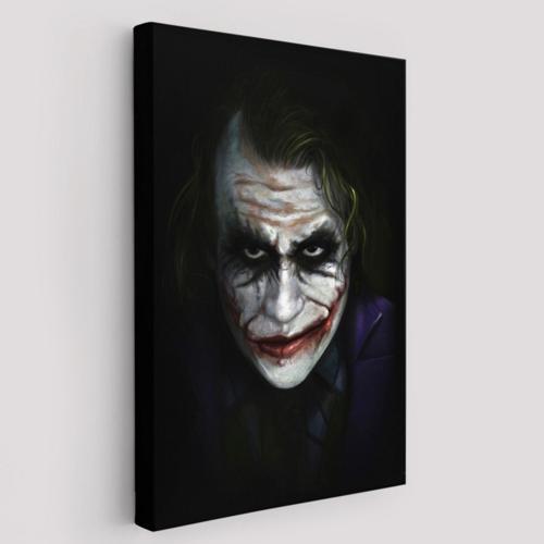 Joker Film Kahramanı Dekoratif Kanvas Tablo, Duvar Dekoru 6441