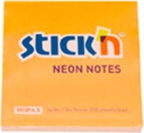 Yapışkanlı Not Kağıdı 76X50 Mm Neon Turuncu 12 Li 4-2116000-5001 (1 Paket 12 Adet)