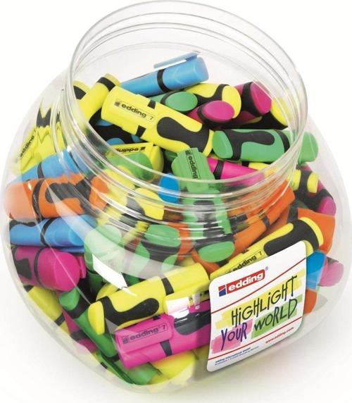 Fosforlu Kalem Mini 100 Lü Stand Ed7Dısp10099