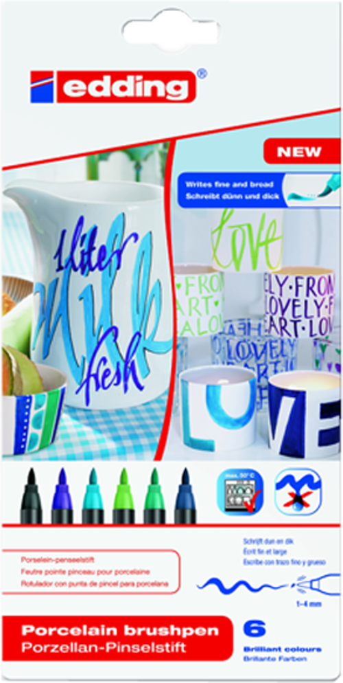 Porselen Kalemi 6 Lı Set Soğuk