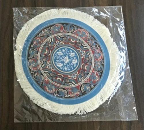 Halı Desenli Yuvarlak Mouse Pad Hm-02