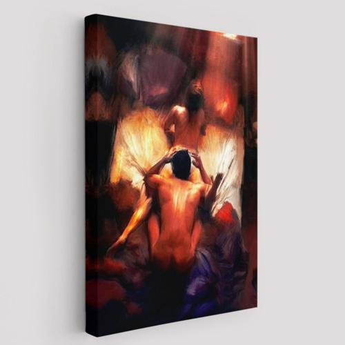 Samimiyet Eseri Rus Ressam Winter Dekoratif Kanvas Tablo, Duvar Dekoru 6390