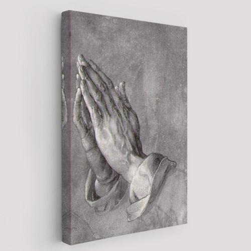 Praying Hands Dua Eden Eller Albrecht Dürer Dekoratif Kanvas Tablo, Duvar Dekoru 6342