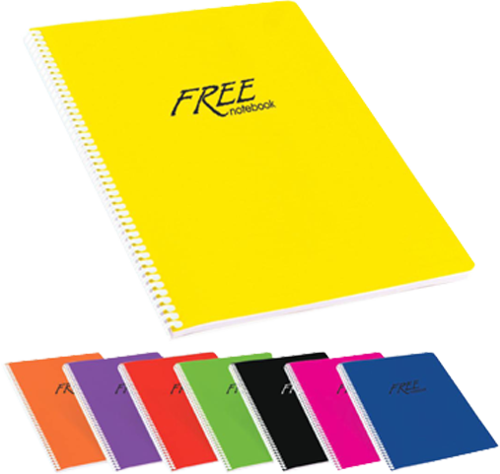 Color Free Pp Kapak Defter A-4 100 Yaprak Çizgili 320441-99