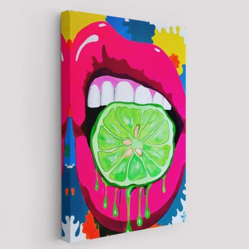 Sokak Sanatı Pop Art Dekoratif Kanvas Tablo, Duvar Dekoru 6127