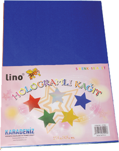 Hologramlı Kağıt 23X33 Cm 10 Lu 2709J (1 Paket 10 Adet)