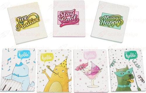 Not Defteri Ofset Kapak 12X17 Cm 96 Yaprak Kareli OFS127K
