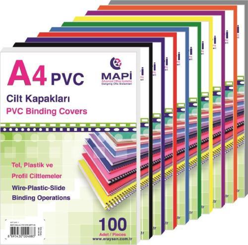 A-4 Cilt Kapağı 450 Micron Beyaz 50 Li 2042500 (1 Paket 50 Adet)