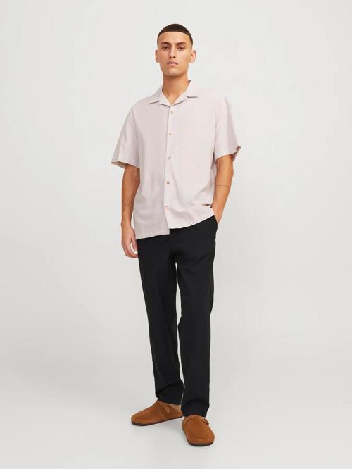 Erkek Tapered Fit Keten Pantolon - 12229699