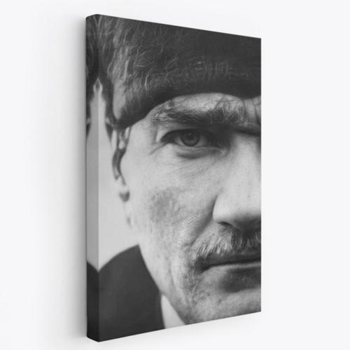 Mustafa Kemal Atatürk Portresi Dekoratif Kanvas Tablo, Duvar Dekoru FS142