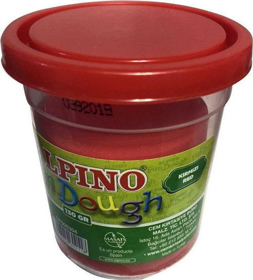 Oyun Hamur Tek Renk Kırmızı 130 Gr Dp-0003004