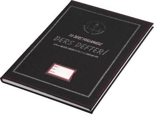 G507 Ders Defteri Yoklamasız 9-10-11-12 Sınıf 10 Derslik