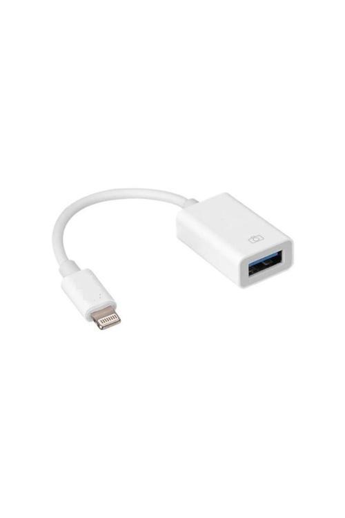İphone Apple Lightning To Dişi Usb Otg Kablo İos Kablo Usb Dönüştürücü Adaptör