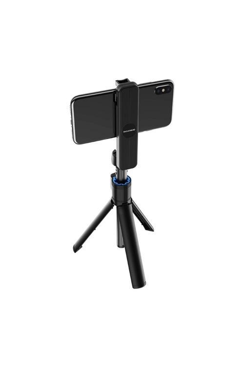 Kablosuz Selfie Çubuğu Tripod Standı 4-6.5 Inch Mobile Phones Wireless Selfie Stick Tripod