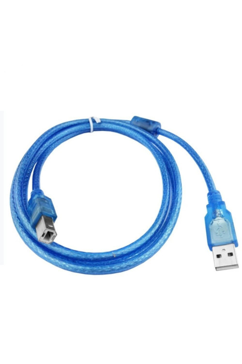 Yazıcı Hp-Canon -Epson Data Printer Silikon Yüzeyli Usb Kablosu 1.5 Metre