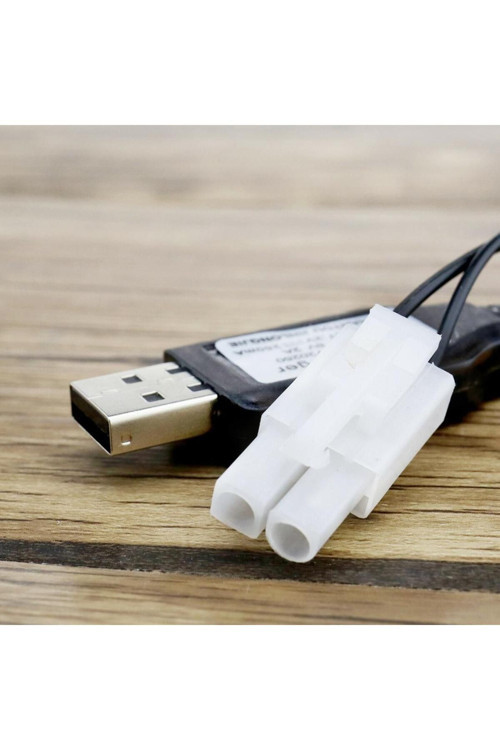 Oyuncak Pili Şarj Cihazı Uzak Kumandalı Hobi Oyuncak Usb İnput 5 V/0.5-2A Beyaz Soket 7.2V. 250Ma