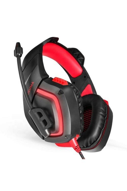 Porfesyonel Oyuncu Kulaklıgı Led Pc, Ps4, Xbox One, Ipad Uyumlu Dizüstü Bilgisayar Mikrofonlu Stereo