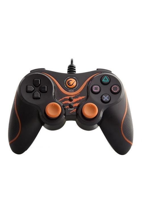 Sg-R601 Titreşimli Ps3/Pc Usb Oyun Kolu Gamepad Joypad -Turuncu 1.8M