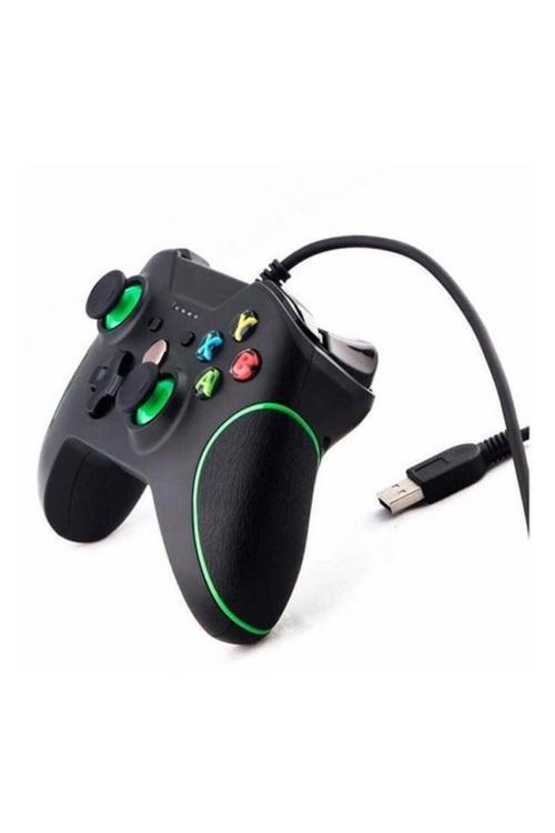 Xbox One Çift Titreşimli Pc-Laptop Için Usb Kablolu Gamepad Oyun Denetleyicisi