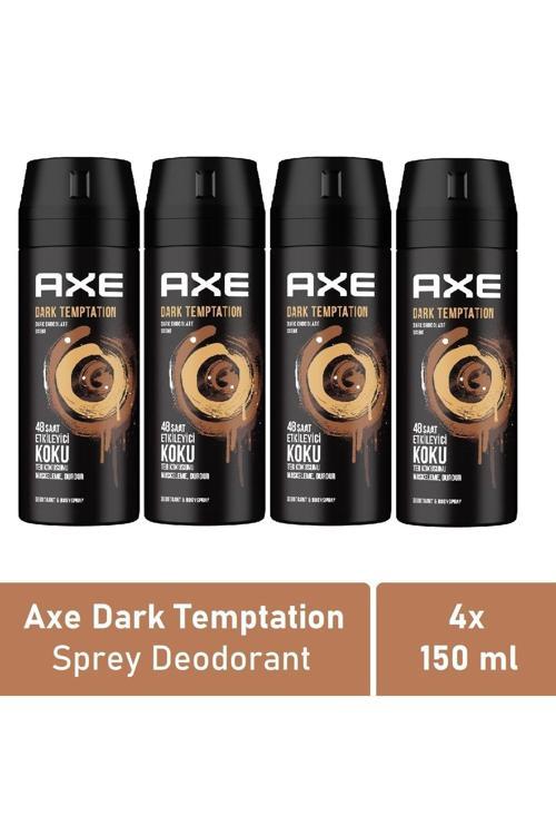 Erkek Deodorant Dark Temptation 150 Ml - 4'lü Avantaj Paketi