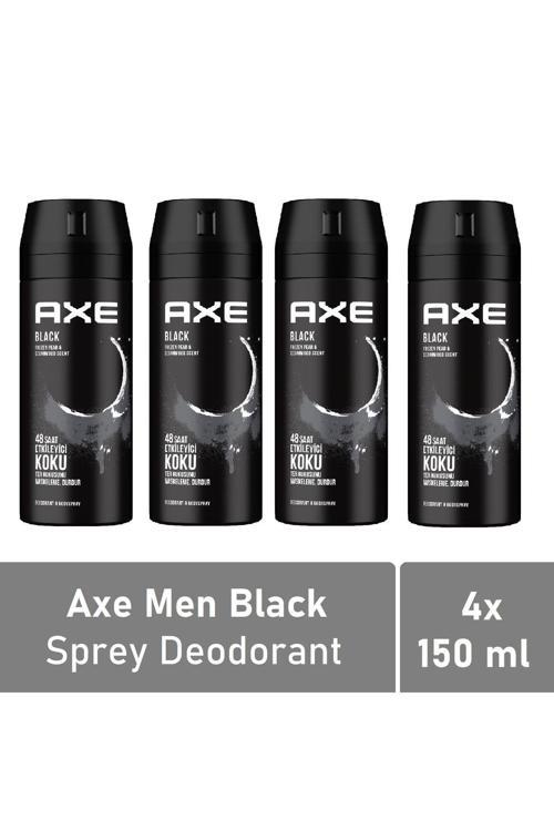 Men Deodorant Black 150 Ml - 4'lü Avantaj Paketi
