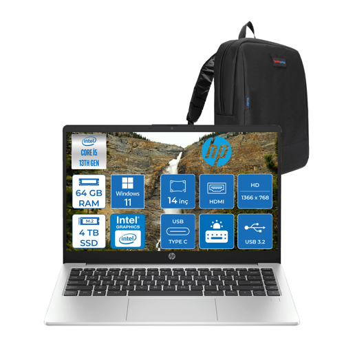 240 G10 Intel Core I5 1340P 64GB 4tb SSD 14" Windows 11 Home Taşınabilir Bilgisayar G108A555EAH25+ZETTAÇANTA